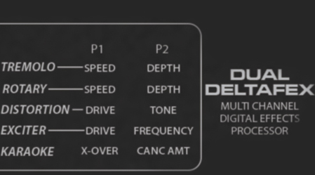 Dual DeltaFex®专业效果器
